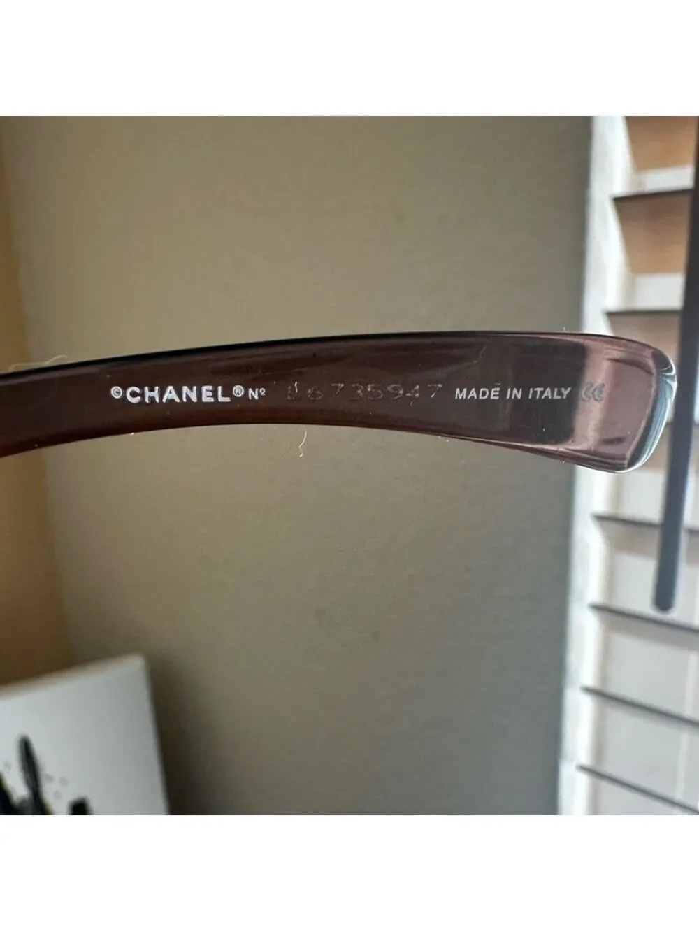 Chanel Brown Sunglasses Frameless New with Tags